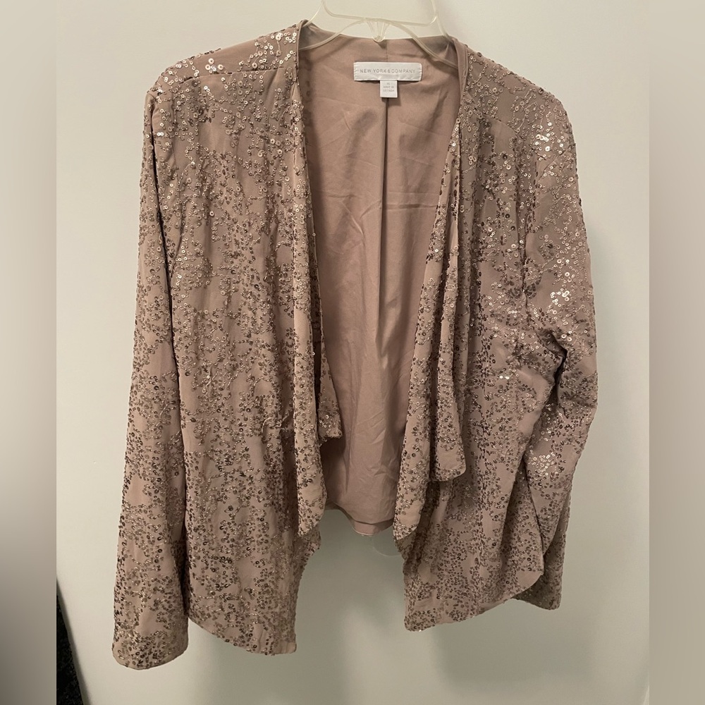NWOT express sequence gold blazer